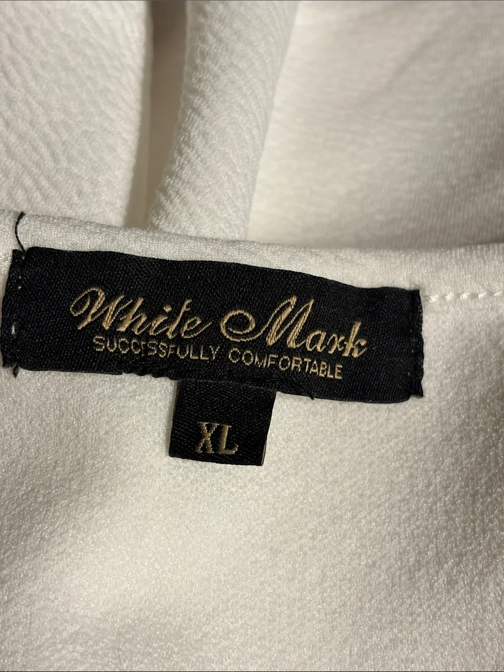 White Mark Sleeveless A-Line Mini Flare Dress in White Size XL NWOT - Picture 3 of 6